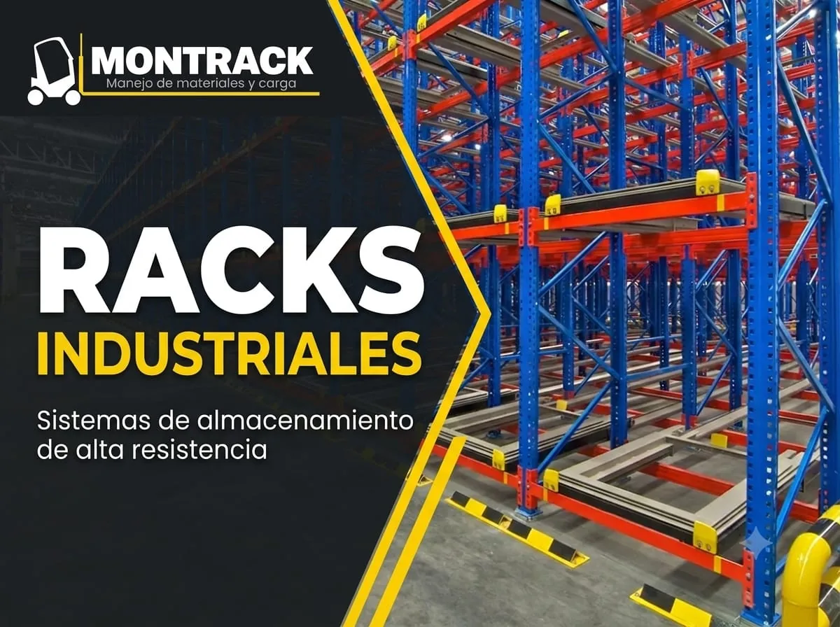 Racks industriales en centro de distribución